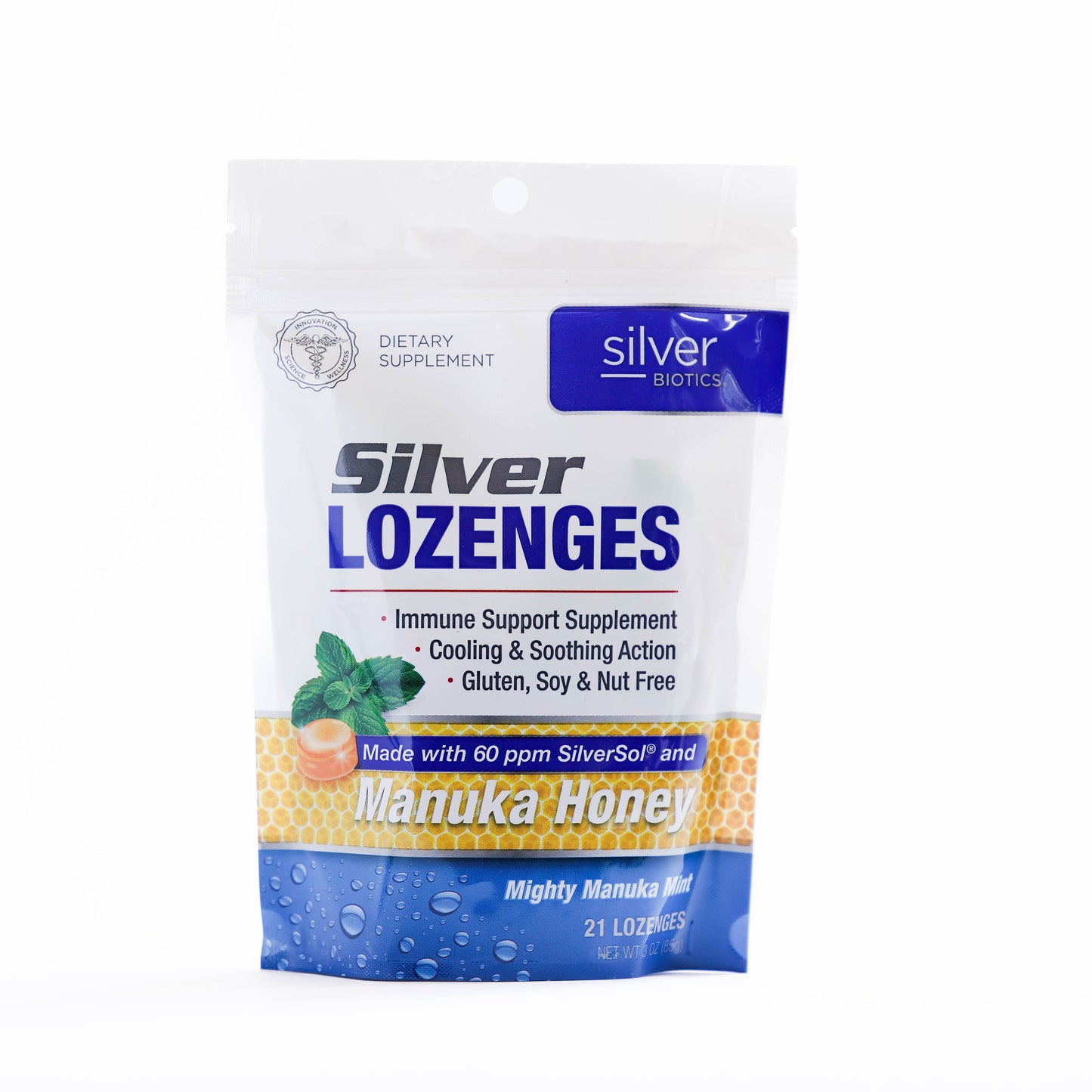 Silver Lozenges Manuka Honey - 21 lozenges