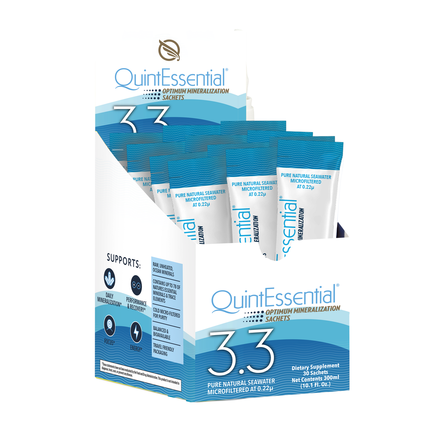 Quinton Hypertonic 3.3 - 30 sachets
