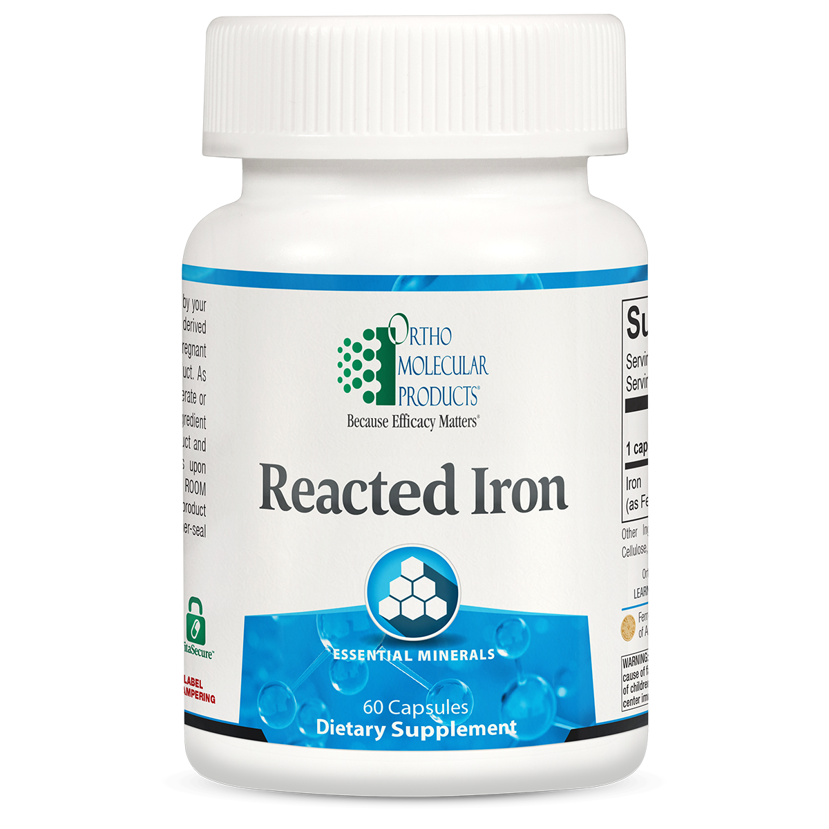 Reacted Iron - 60 capsules
