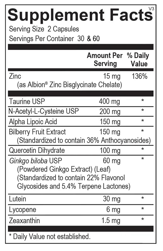 4 Sight — Supplement Facts