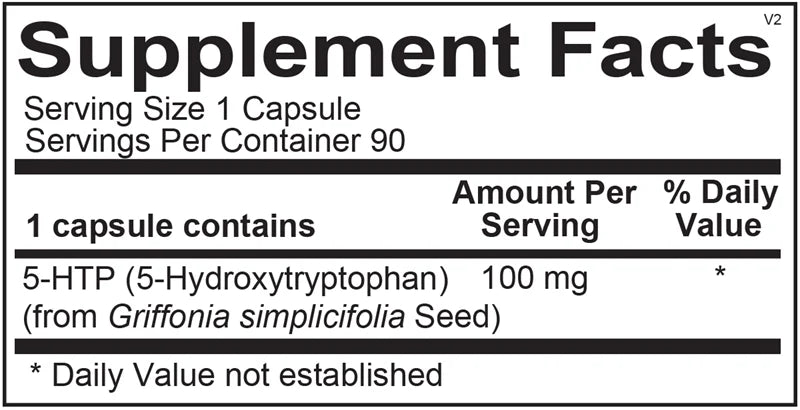 5-HTP — Supplement Facts