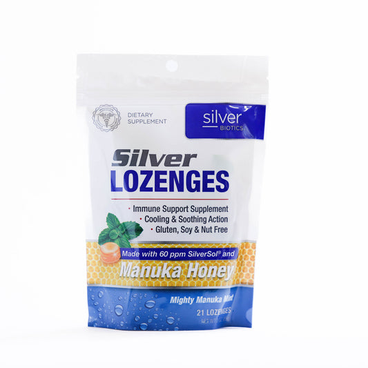 Silver Lozenges Manuka Honey - 21 lozenges