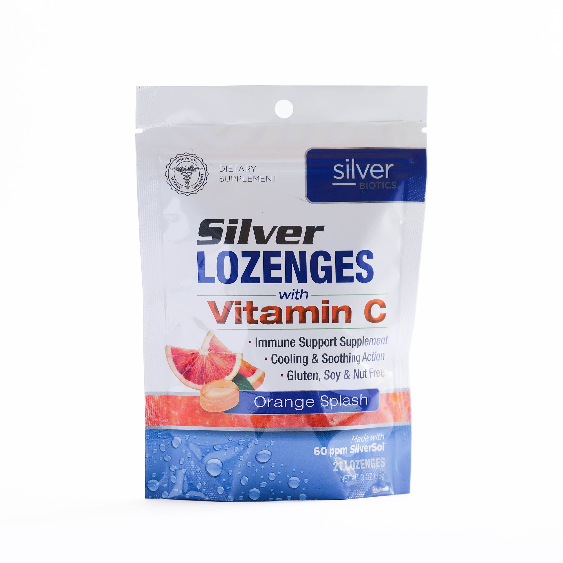 Silver Lozenges with Vitamin C - 21 lozenges
