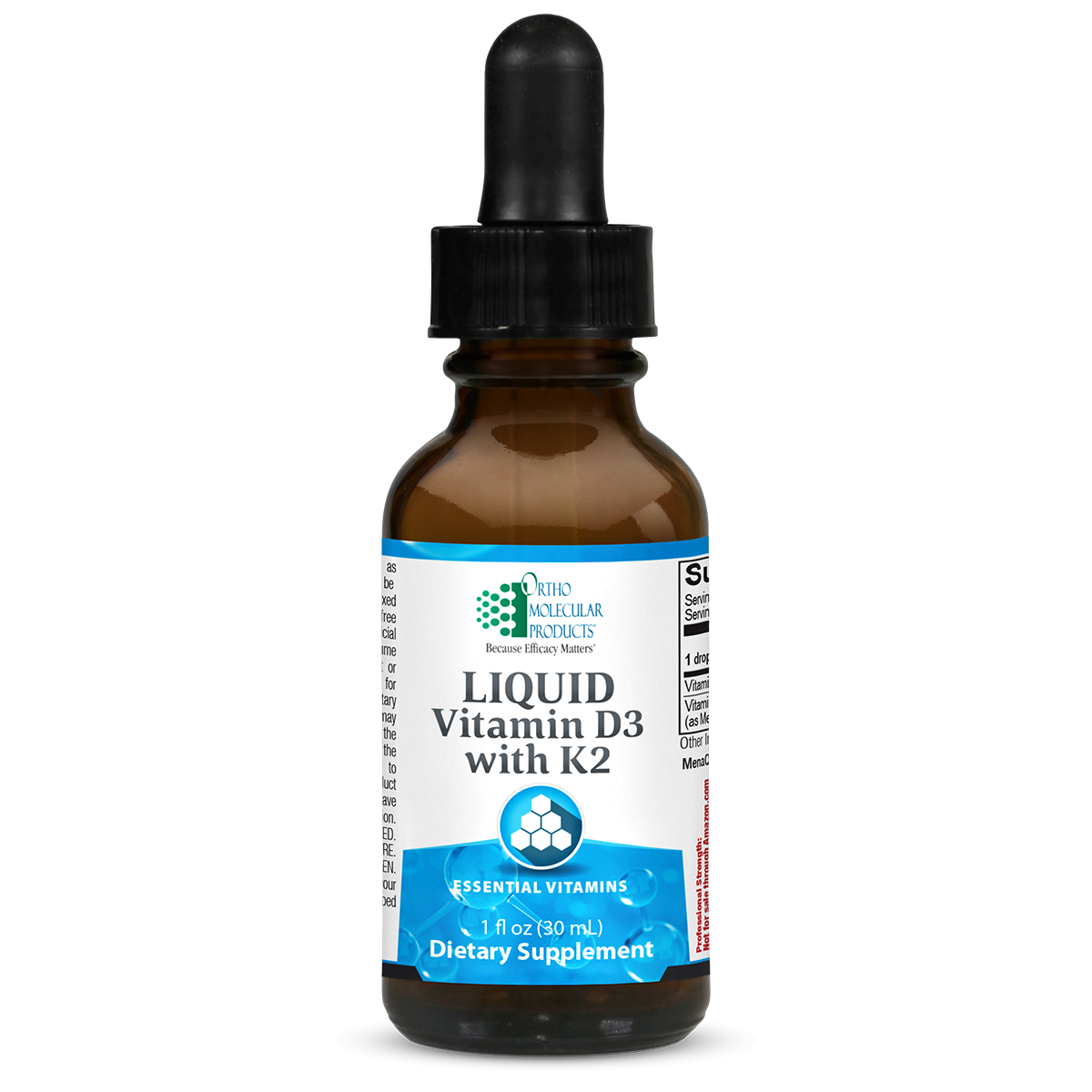 Vitamin D3 with K2 Liquid - 1 fl oz