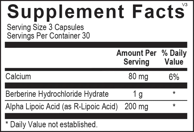 CM Core — Supplement Facts