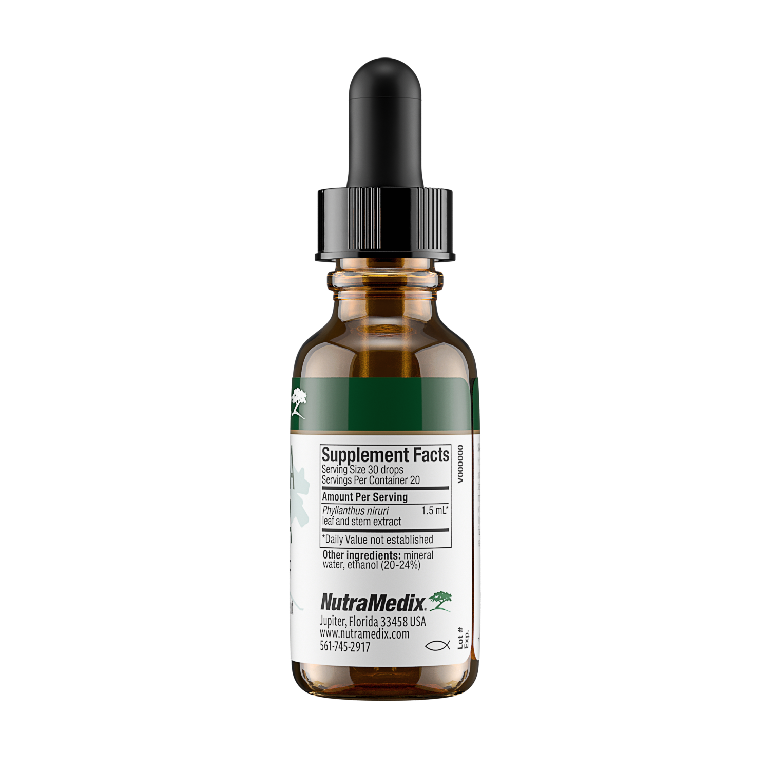 NutraMedix Chanca Piedra - 1 oz supplement facts