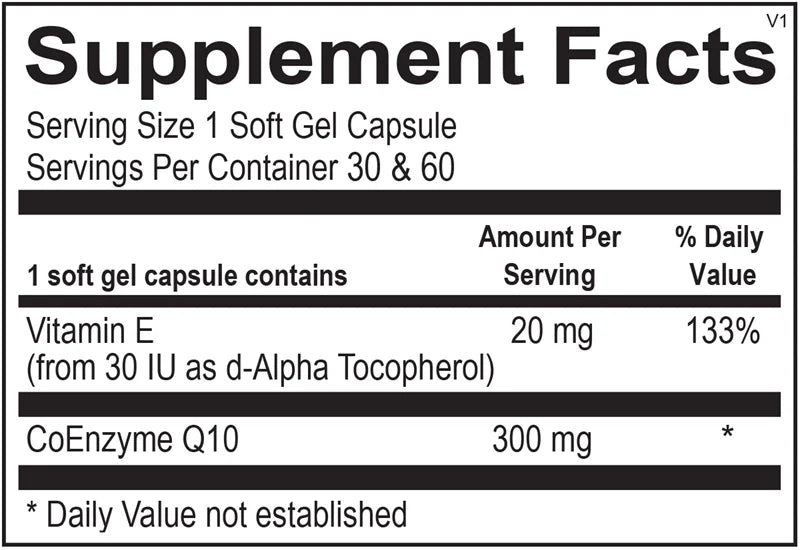 CoQ-10 300 mg — Supplement Facts