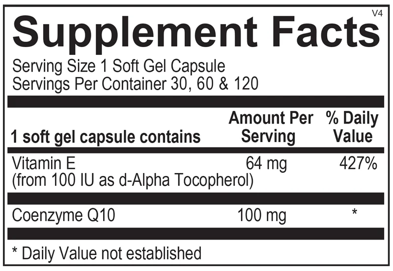 CoQ-10 — Supplement Facts