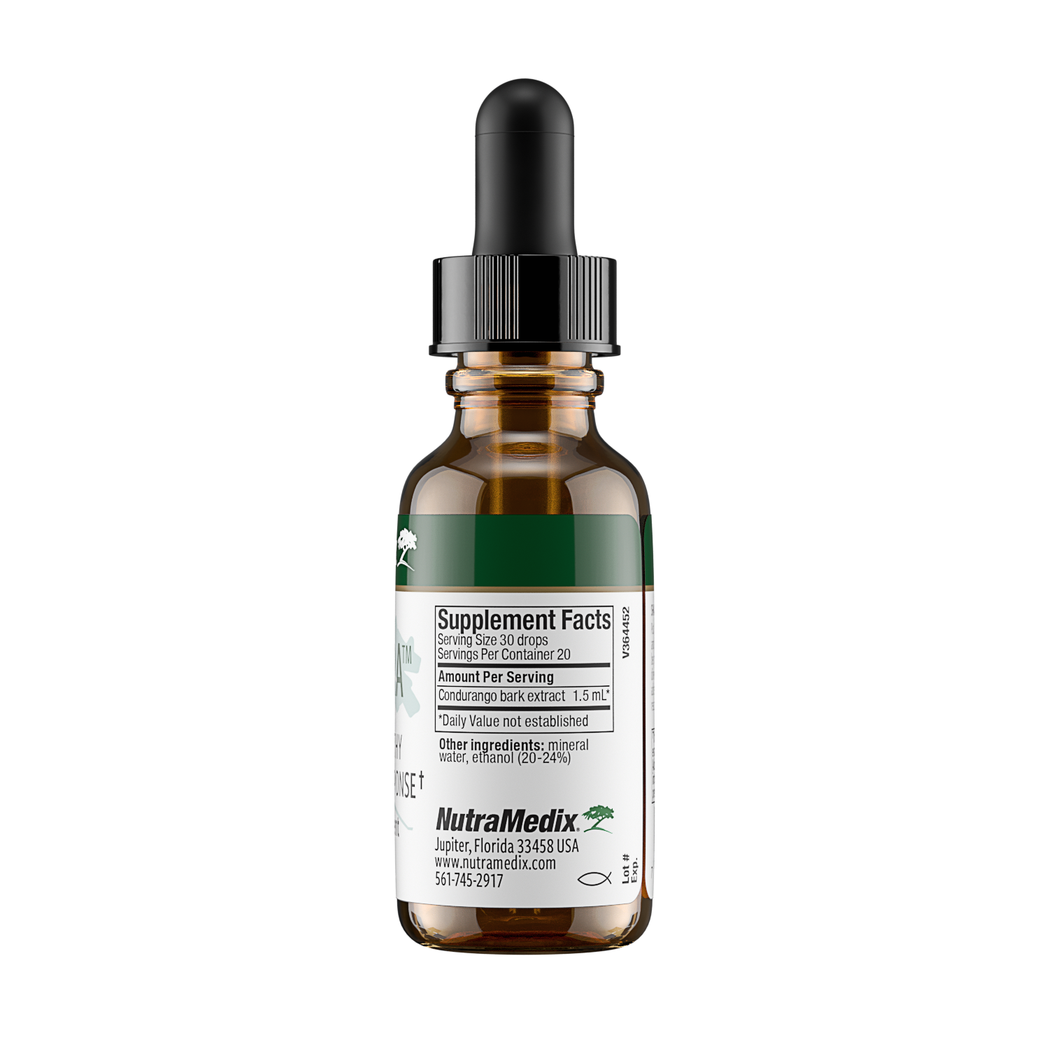 NutraMedix Condura - 1 oz supplement facts