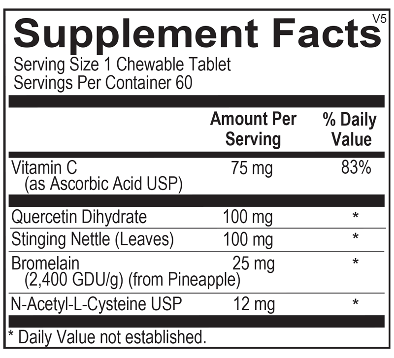 D-Hist Jr. — Supplement Facts