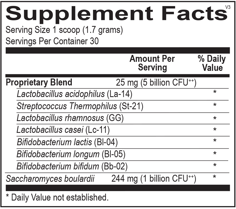 FloraBoost — Supplement Facts