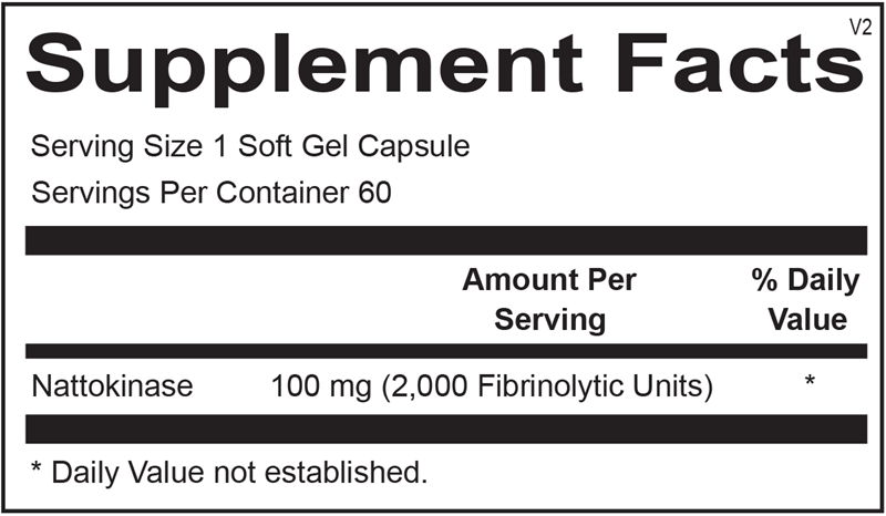 Nattokinase — Supplement Facts