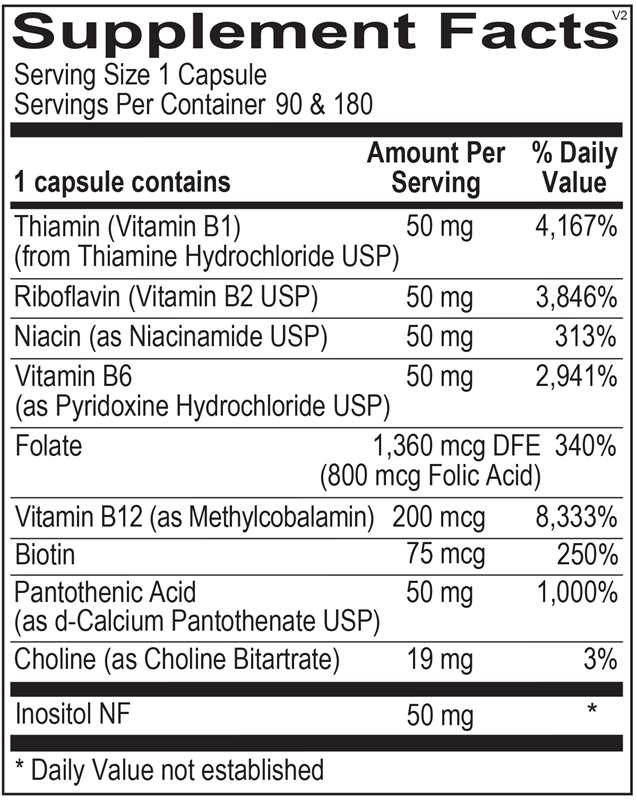 Ortho B Complex — Supplement Facts