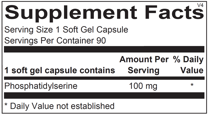 Phosphatidylserine — Supplement Facts