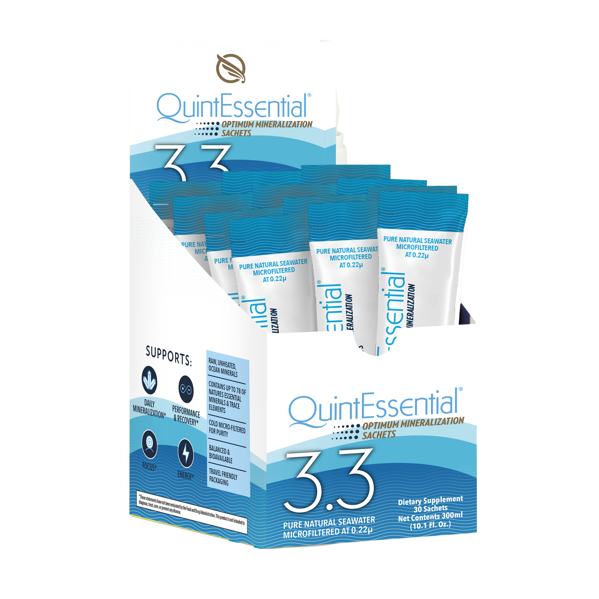 Quinton Hypertonic 3.3 - 30 sachets