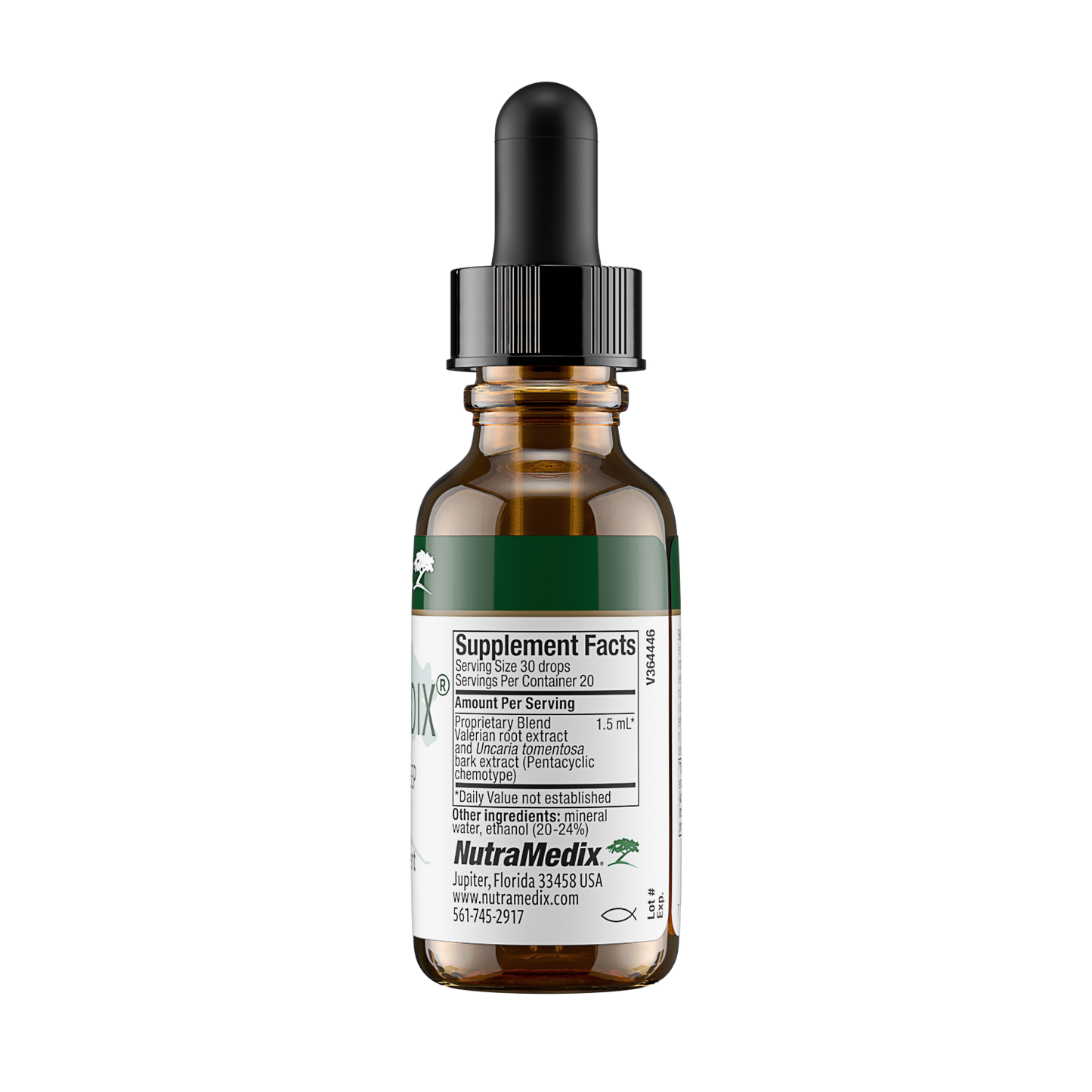 NutraMedix Relax Medix - 1 oz supplement facts