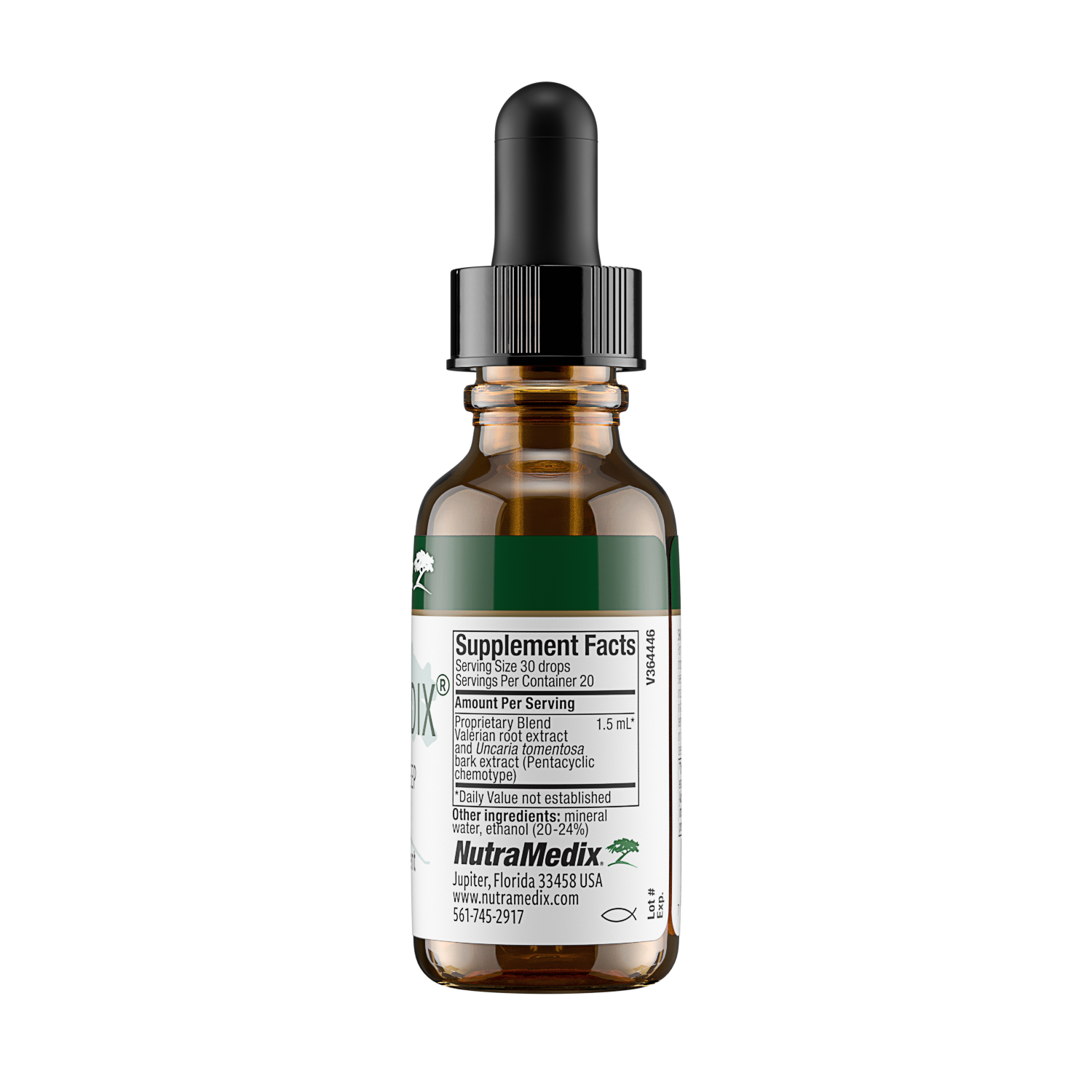 NutraMedix Relax Medix - 1 oz supplement facts