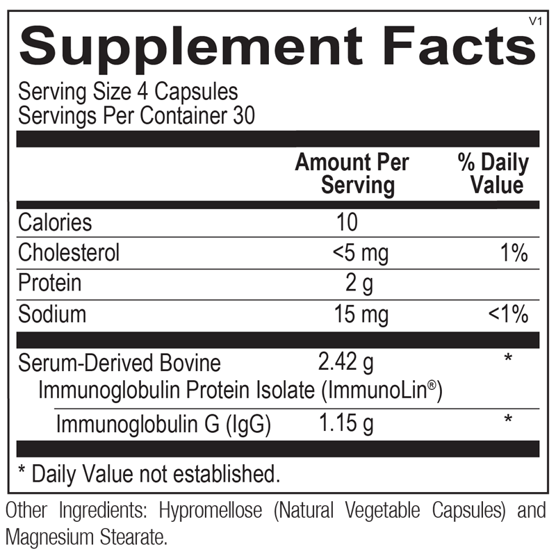 SBI Protect — Supplement Facts