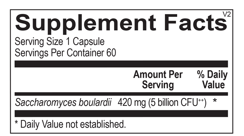 Saccharomyces Boulardii — Supplement Facts