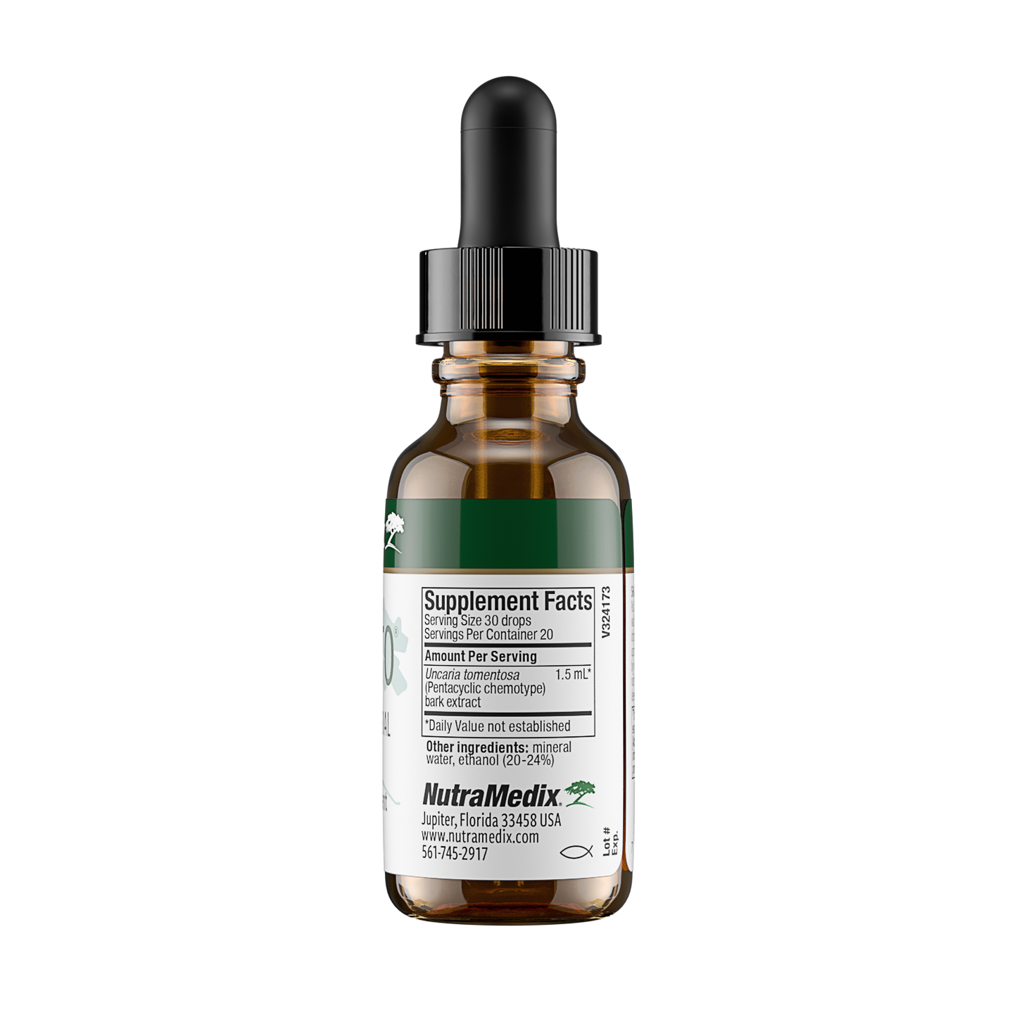 NutraMedix Samento - 1 oz supplement facts