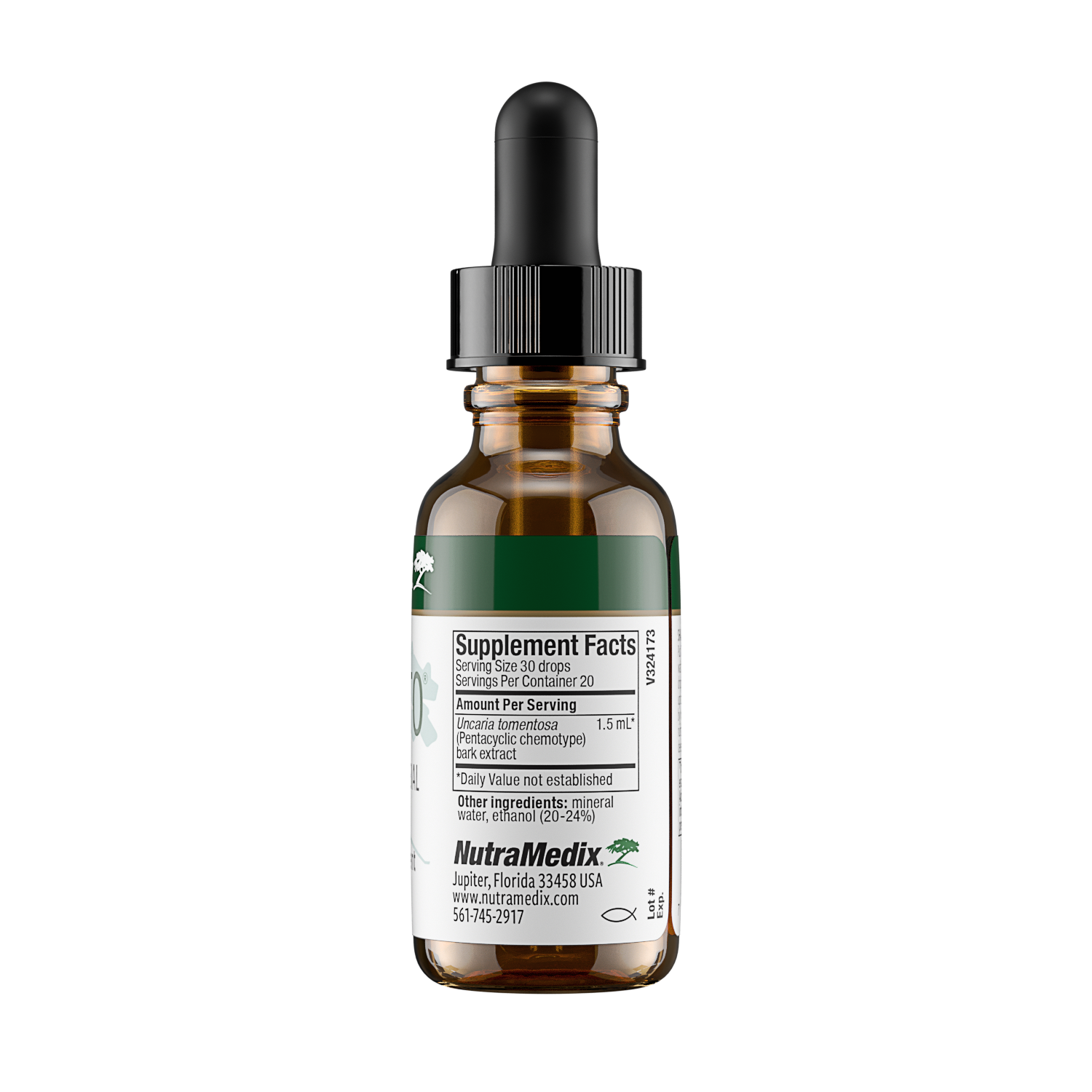 NutraMedix Samento - 1 oz supplement facts