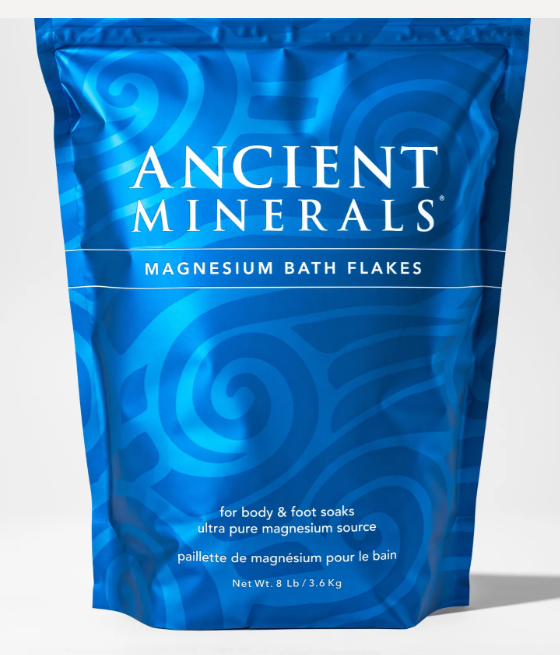 Ancient Minerals Magnesium Bath Flakes - 8 lbs