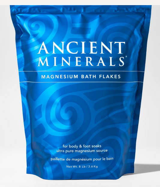 Ancient Minerals Magnesium Bath Flakes - 8 lbs