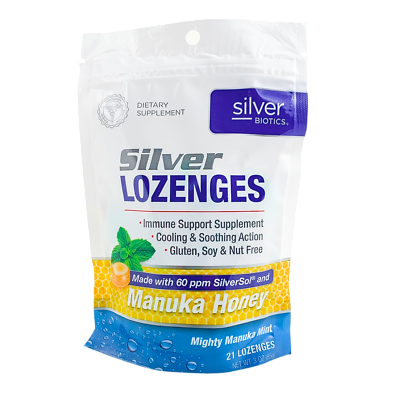 Silver Lozenges Manuka Honey - 21 lozenges