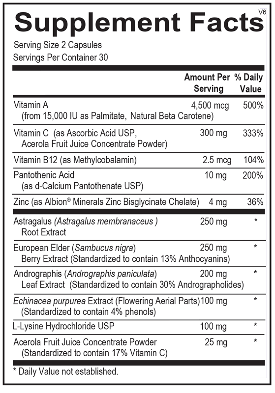 Viracid — Supplement Facts